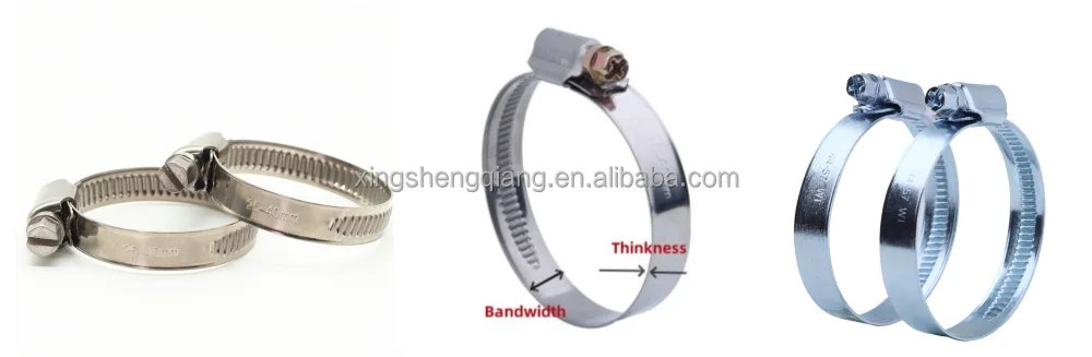 High Quality Factory American Stainless Steel Hose Clamp Fastener with ...