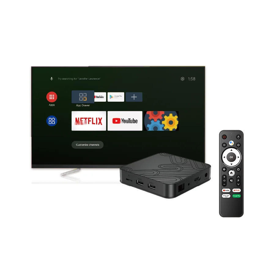 Z8 Pro 4k Android Tv Box With Dual Wifi & Voice Remote
