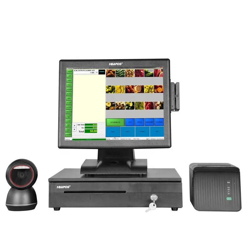 HBAPOS Cash Register New Model X6  point of sale systems touch screen pos machine