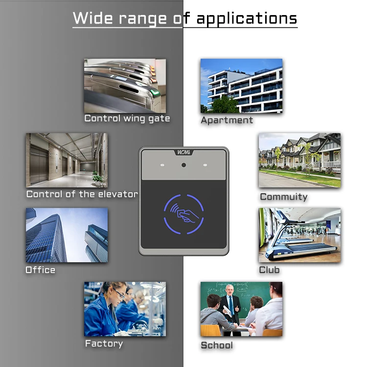 A AC8630  Liveness 3D Face Detection Terminal Face Barcode Scanner Wireless Recognition Access Control