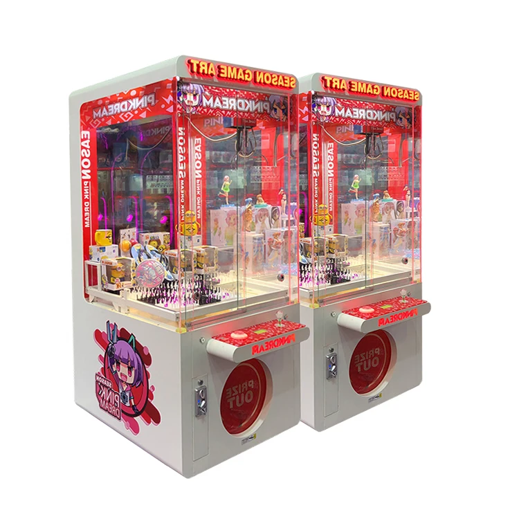 Высококачественная детская игровая площадка машинка для игровых автоматов плюшевый игрушечный кран монетный джойстик прямо с