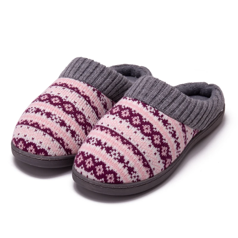 
Женские домашние вязаные Шлепанцы из пены с эффектом памяти 