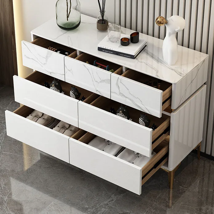 Luxury Modern Wooden Drawers Storage Chest Of Drawers For