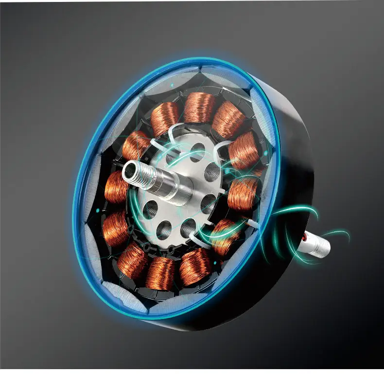 Hot Sale Silent 56 Inch 55W DC Copper Motor Five Indoor Ceiling Fan Lamp for Living Room