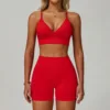 Set reggiseno rosso + pantaloncini