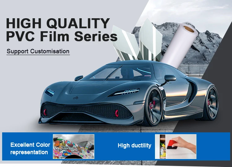 Trading Products QS-CCV Hot Sale and Promotion Price Color Cutting Eco Solvent Printable Vinyl Roll Sticker Material Factory manufacture