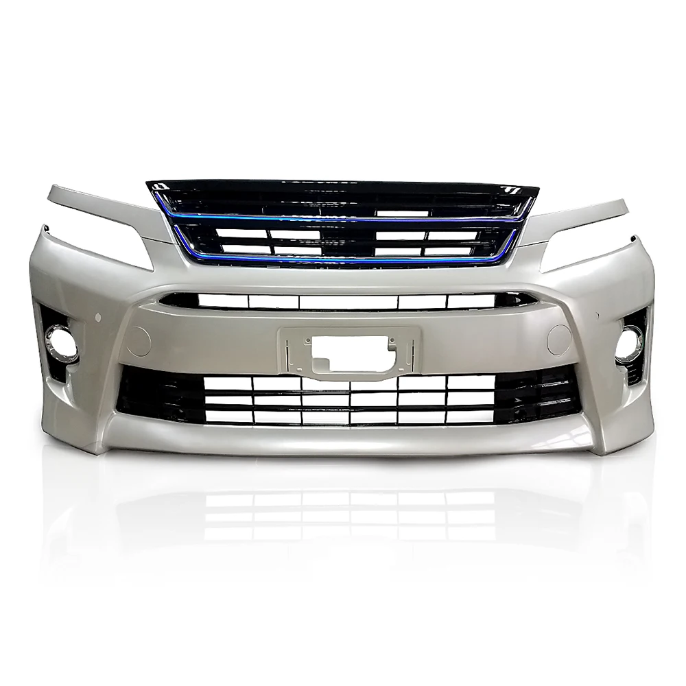 Vland PP injection Modellista design Facelifts Bodykit led grill Car Bumpers 2008-2014 For Toyota Vellfire Body Kit factory