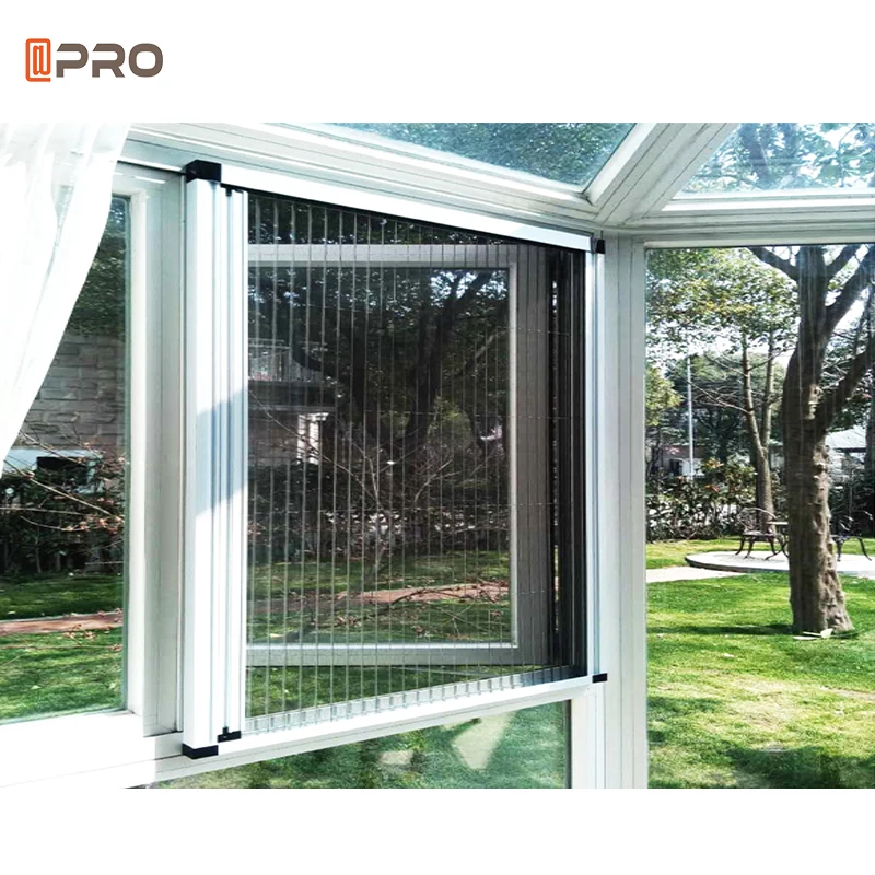 Retractable Door Mesh Screen Magnetic Window Net Screen Insect Aluminum Window Screen Frame