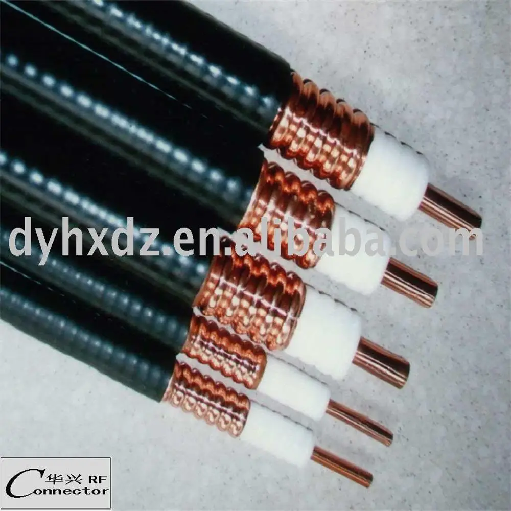 RF feeder cable 1/2 super flexible cable 7/8 cable