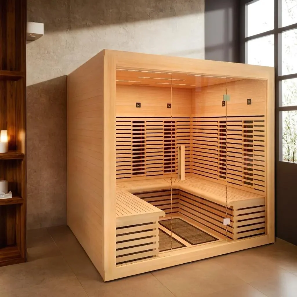 FSC SAA CE Certified 3100W Sauna Fashion Nudist Sauna Dlí Thiobhachtach Beag