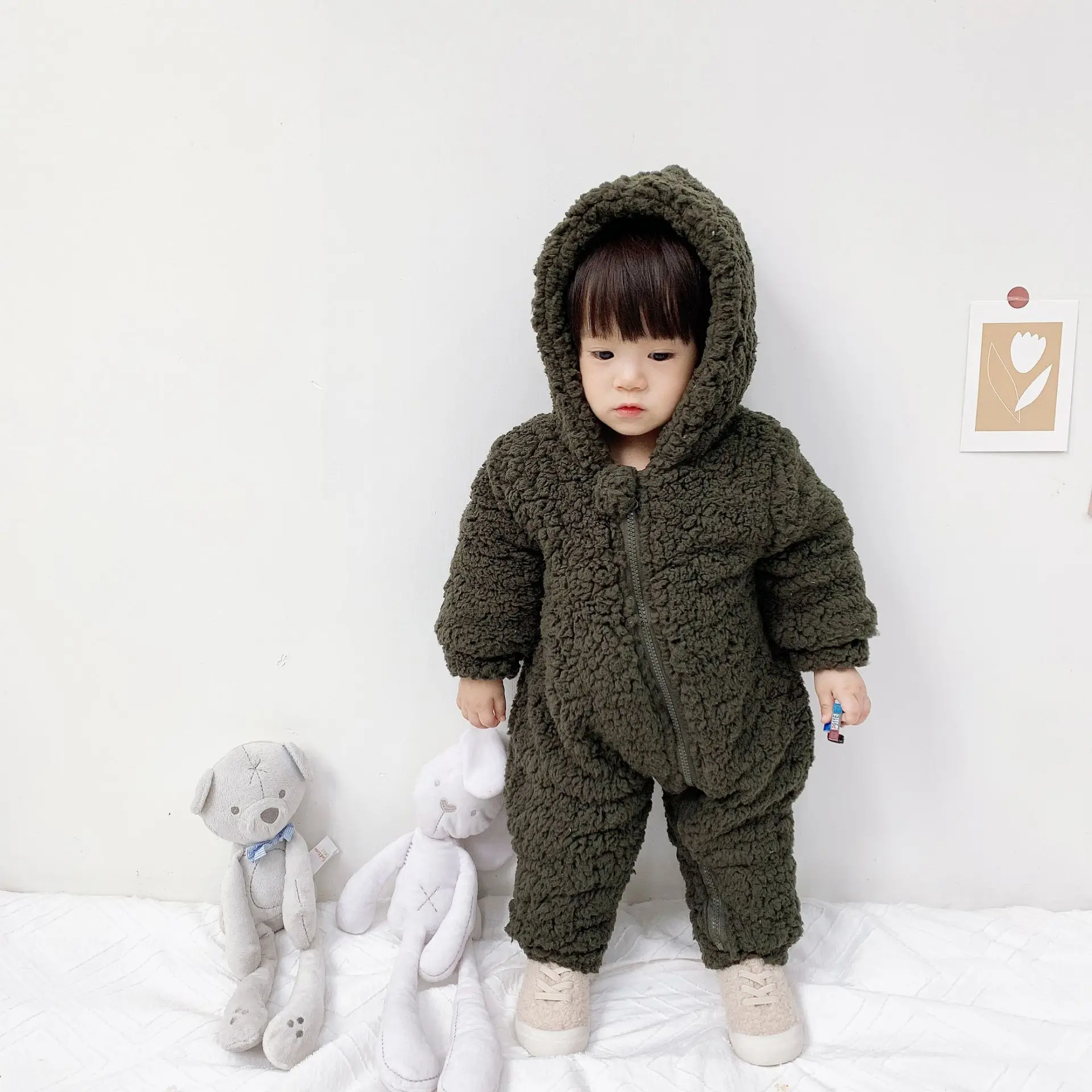 baby warm rompers