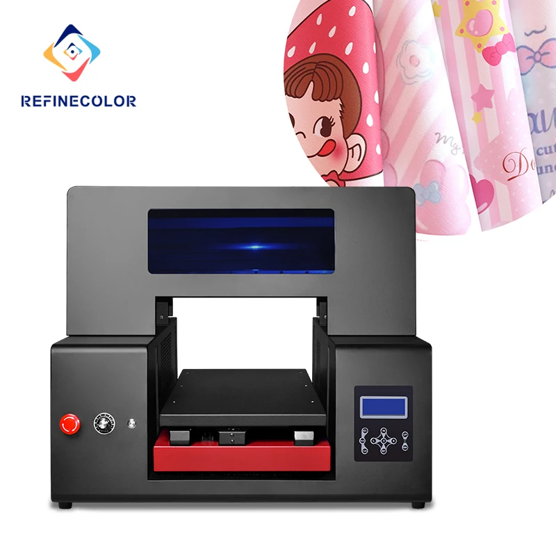 Refinecolor RF-ZZ2C Automatic UV Inkjet Printer for Printing on Bottles Phone Cases Glass Metal-New Condition