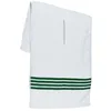 Blanco con rayas verdes