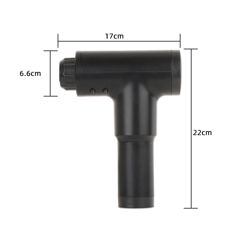 Pistolet de massage percussif professionnel | Affichage LCD à 32 vitesses avec plusieurs têtes de massage