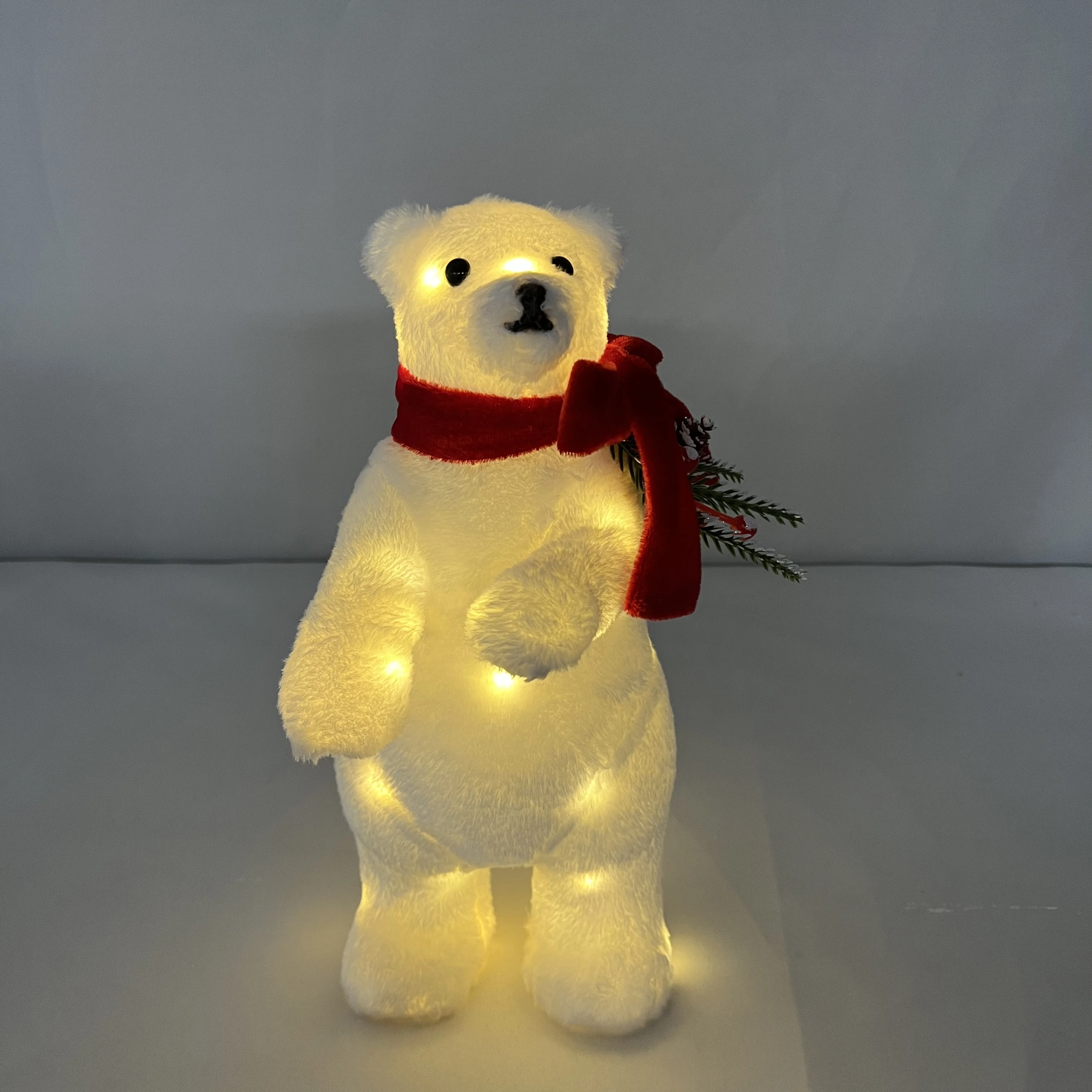 Battery Operated Polar Bears LED Christmas Lights - Eco-Friendly