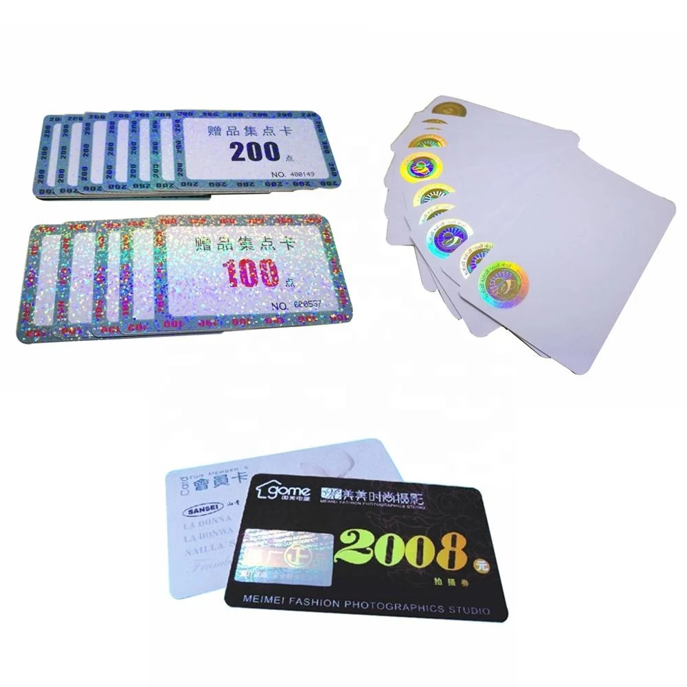 Paper Lottery Winner Card Scratch off Card
