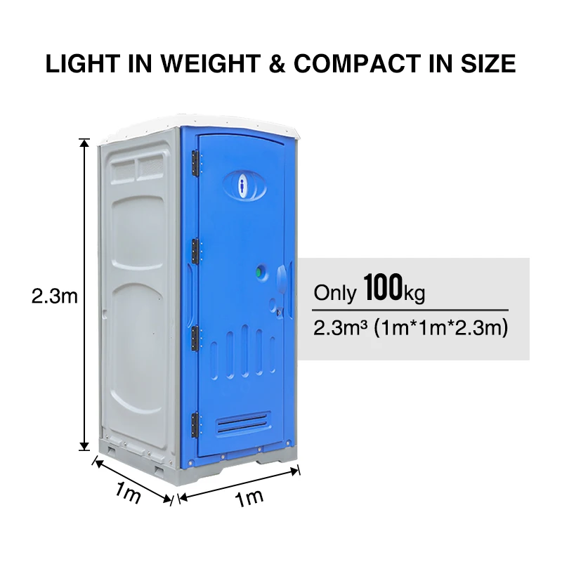 Mobile Outdoor Portable Restroom Toilet For Festival Activities Hdpe