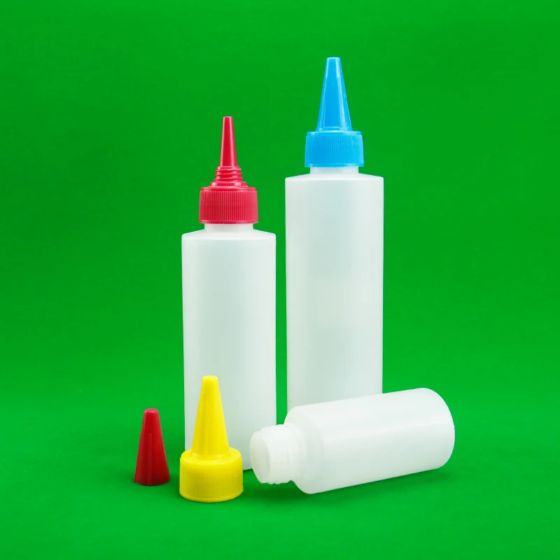 Empty 30ml 60ml 100ml 250ml 500ml plastic Hair Oil Squeeze Applicator Packaging Bottle With Twist-open Dispensing Cap