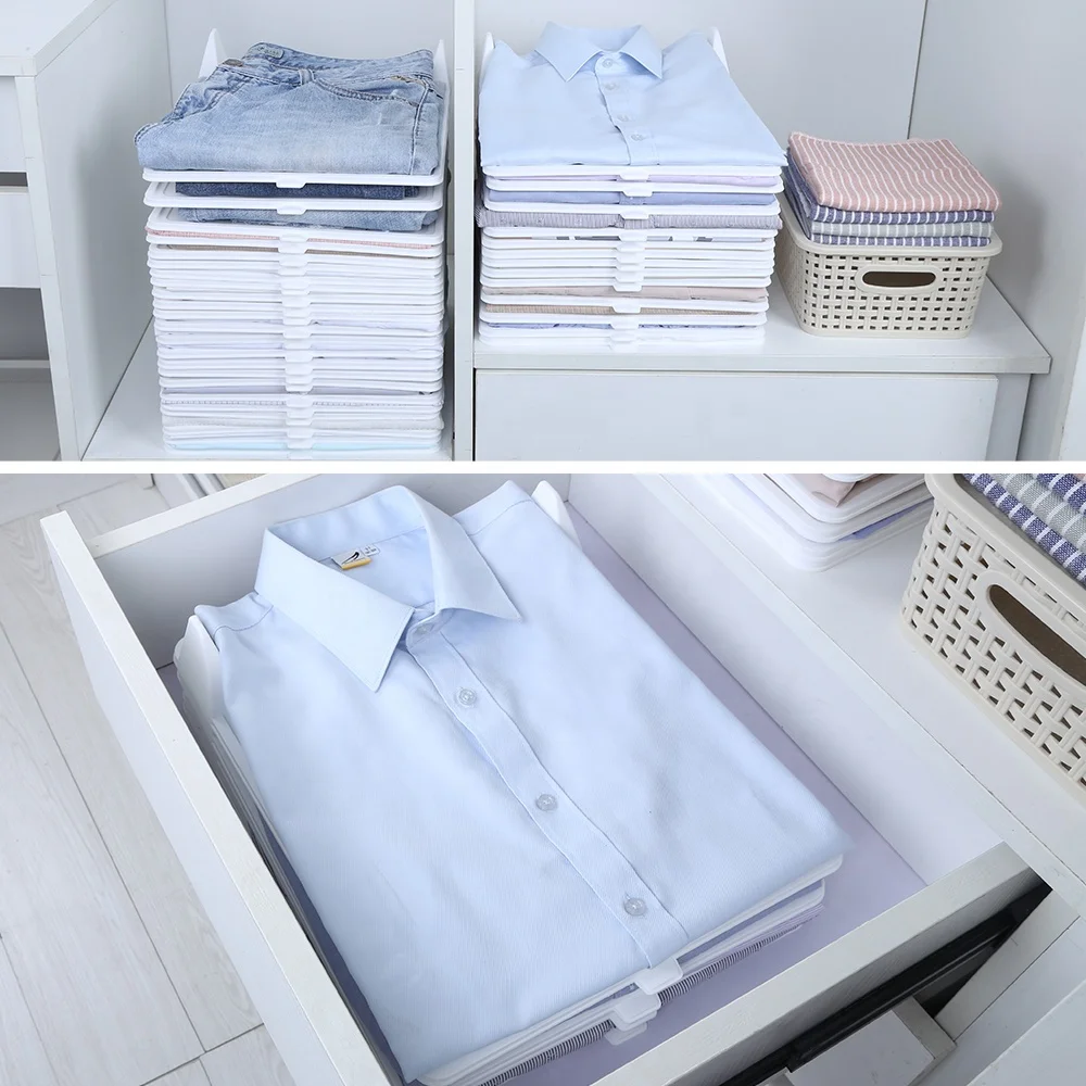 dress shirt organizer EFFORTLESS CLOTHES ORGANIZER (5 & 10 PCS) That Organized Home