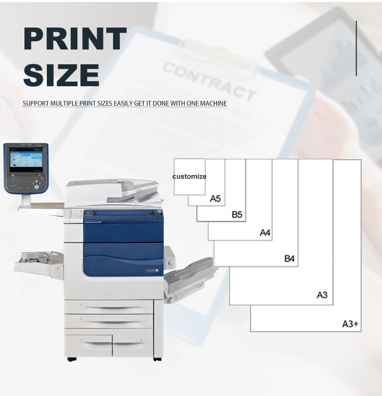 Refurbished A3 Printer Color Copier Machine For Xerox C60 C70 Used Copier and Printer Photocopier Machine