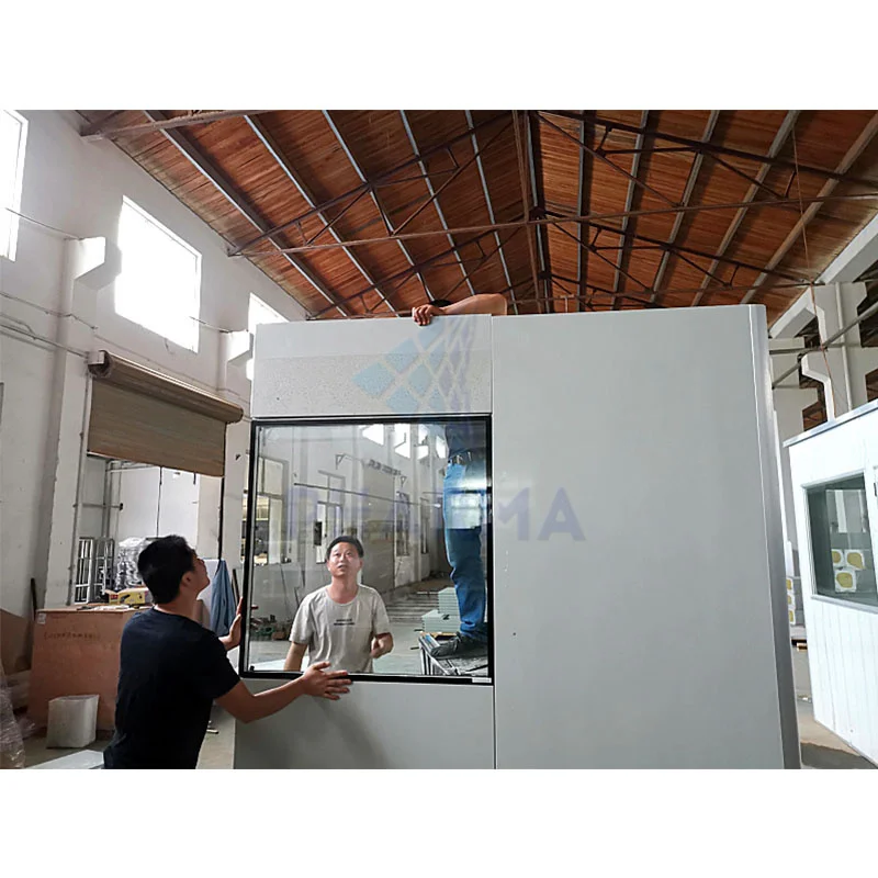 product-PHARMA-Class 10000 Iso7 Dispensing Booth Laminar Flow Modular Clean Shed Steel Building Room-2