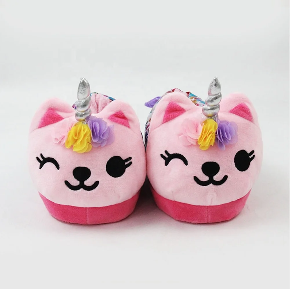 3d cat slippers