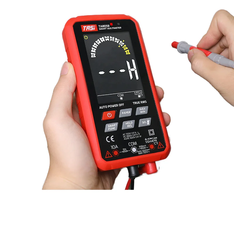 TASI TA805A 9999 Counts Color LCD Screen  Digital Multimeters  Smart  Multimeter