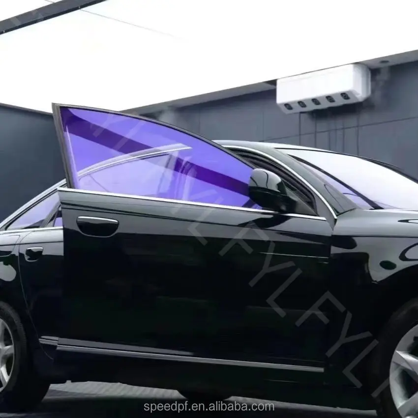 MOCNT Auto Getinte Folie 20% VLT Auto Ruitenfolie Privacyfolie Voertuig Raamfolie Warmte Isolatie Raamtint Folie Zonwerende Glasfolie Anti-inkijkfolie Autofolie 76cm X 600cm