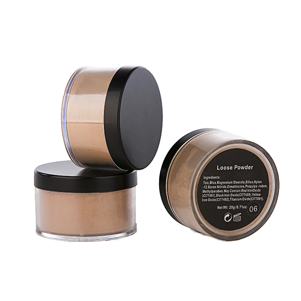 Waterproof Face Base Makeup 10 Color Loose Powder Professional Private Label Oil Control Setting Powder
