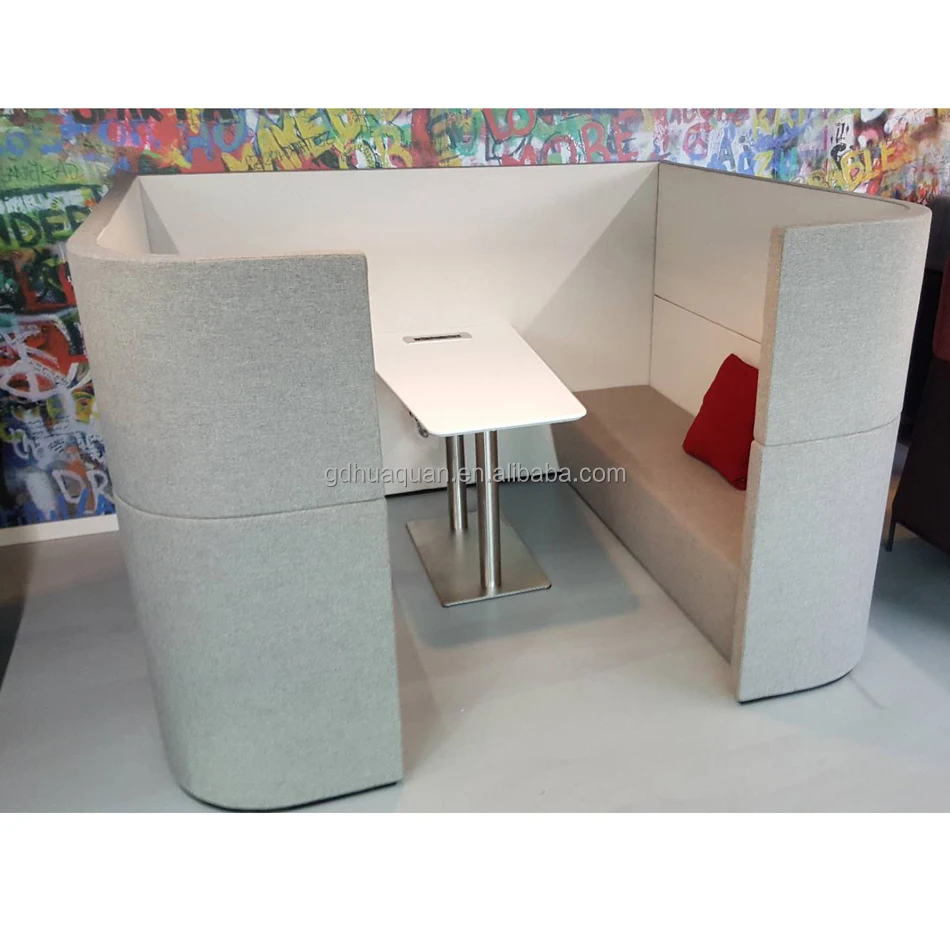 2023 Modern Office Partition High Back Sofa Seating For Private Working