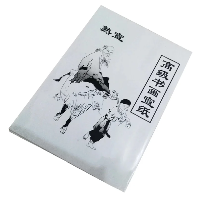 DULALA Papel de Pintura Blanco Xuan 30 Hojas de Papel de arroz de caligrafía China 