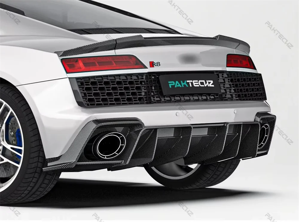 Kit de Turbulência de Ar com Spoiler Traseiro para Audi R8 foto 6