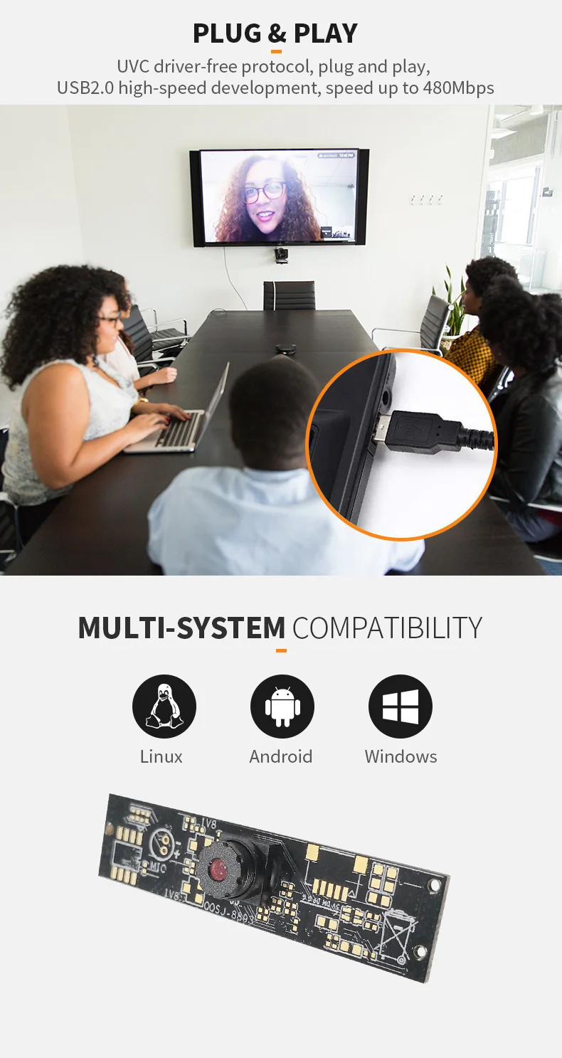 DGZX 720P Aberration-free Traffic Sign Recognition with MIC Smart Home 1MP Cmos SP1405/OV9732 Camera Module USB插图1