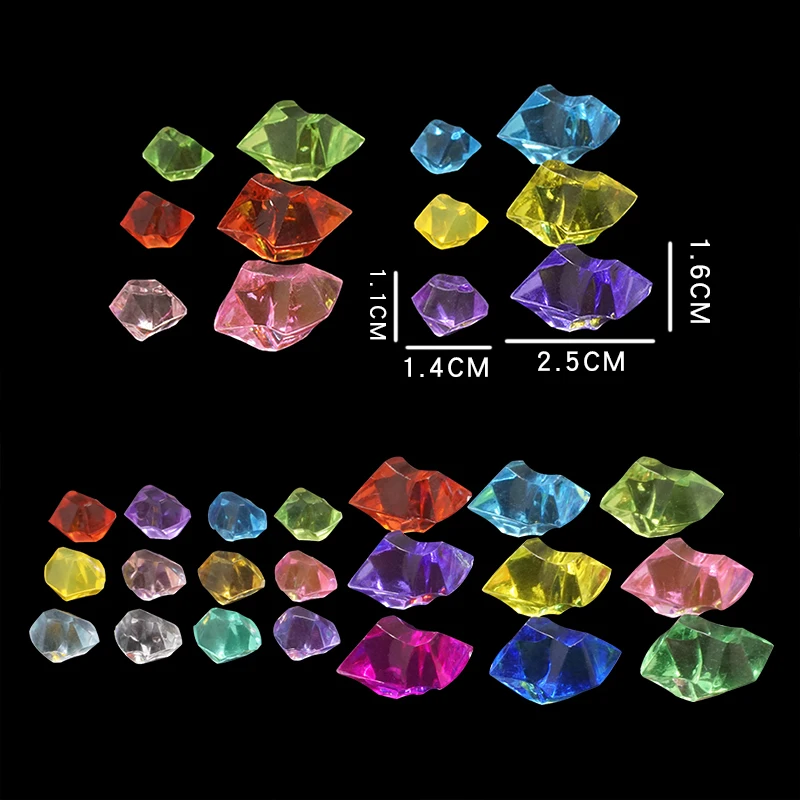 Многоугольник прозрачный пластик для защиты окружающей среды игровые фишки 11 видов цветов Детский обучение математике подсчета Бинго игровой аксессуар