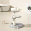 Gris+tabouret+tapis antidérapant
