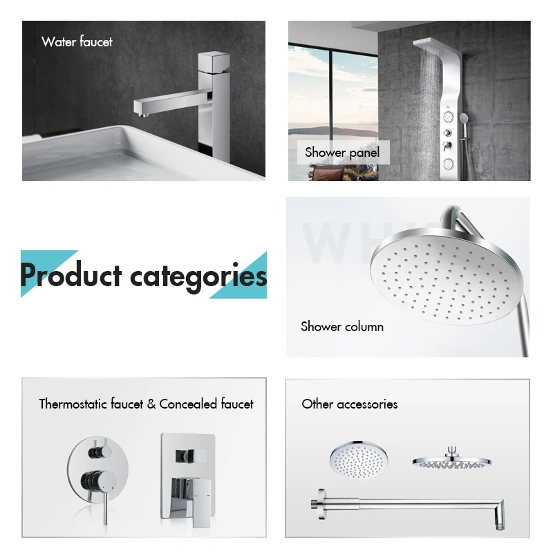 Превосходное качество, Круглый скрытый смеситель для душа для отеля