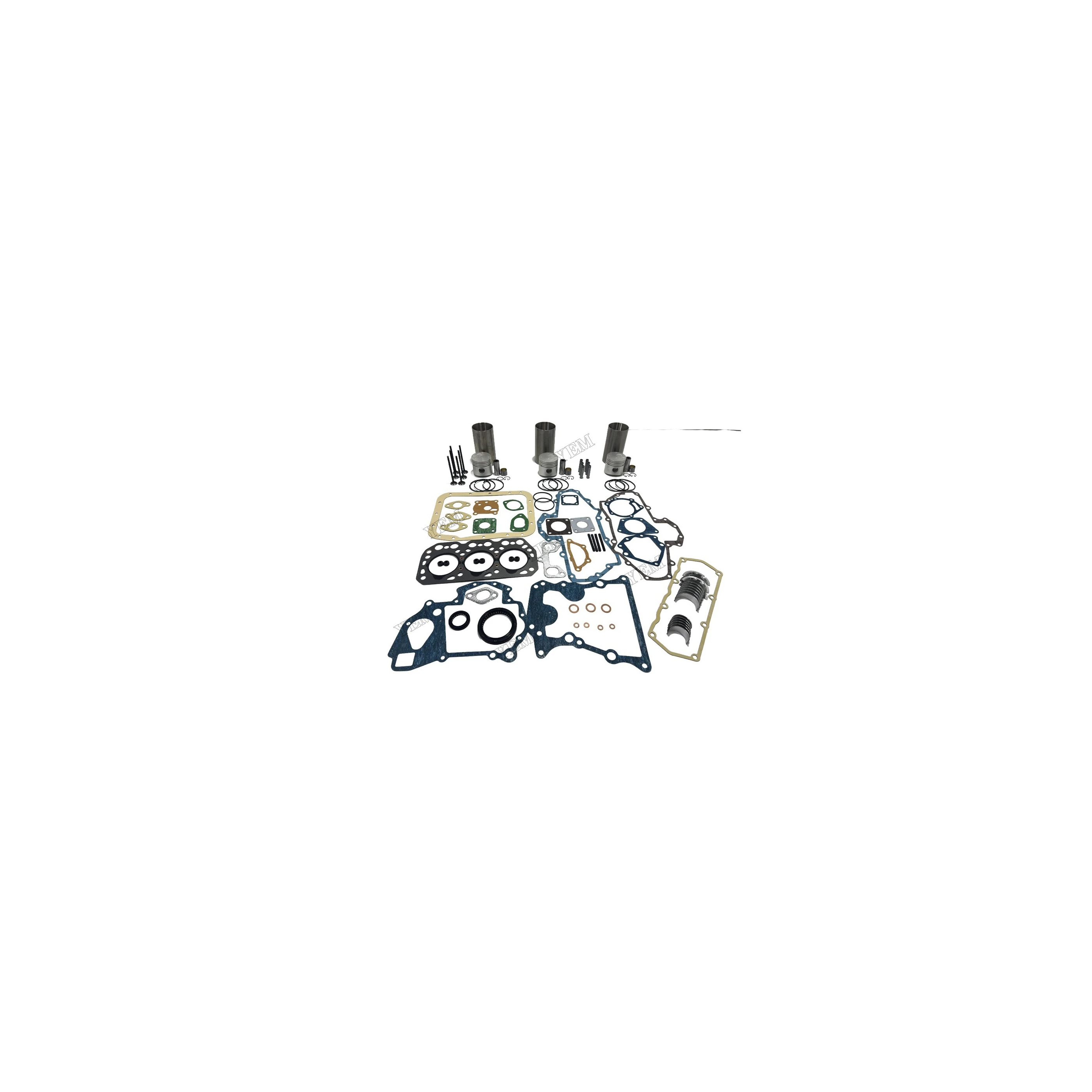 K3H Overhaul Kit With Valves for Mitsubishi Engine Replacement Parts