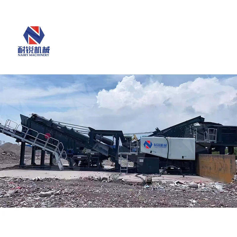 Mobile Sand Screening Machine Mining Quarry Aggregate Gravel Washing Vibrating Screen Plant Ore Application Motor Core for Sale
