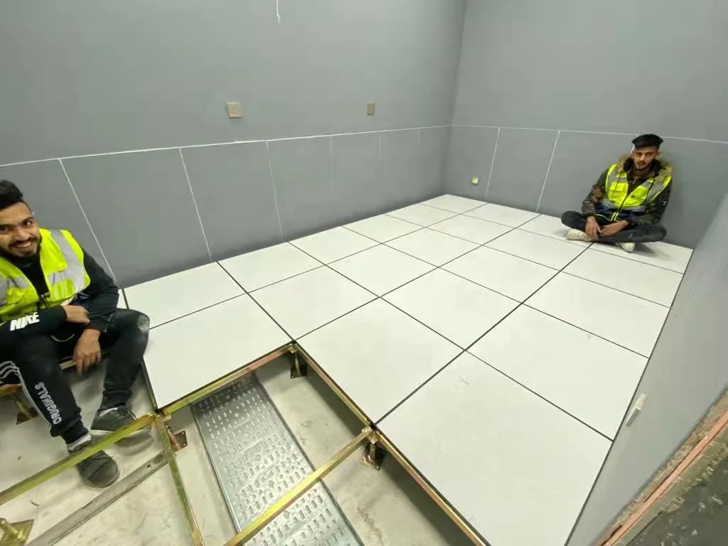 Control Room Hpl Access Floor Panel Antistatic Hpl Finish Floor