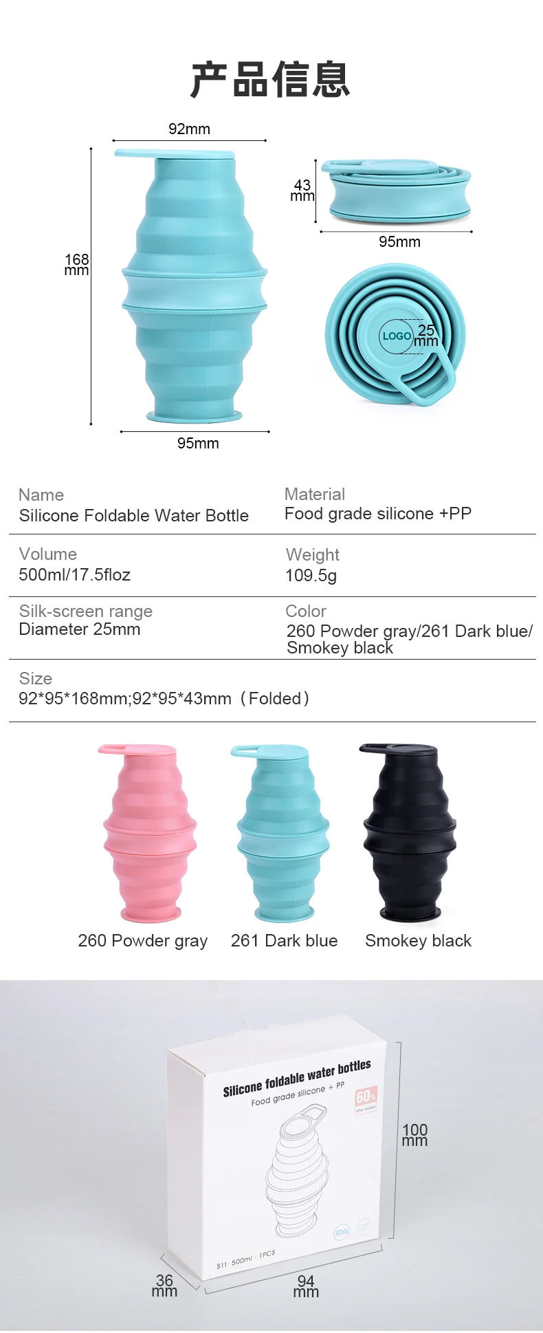 Wholesale Bpa Free Reusable Outdoor Foldable Silicone Coffee Cups ...