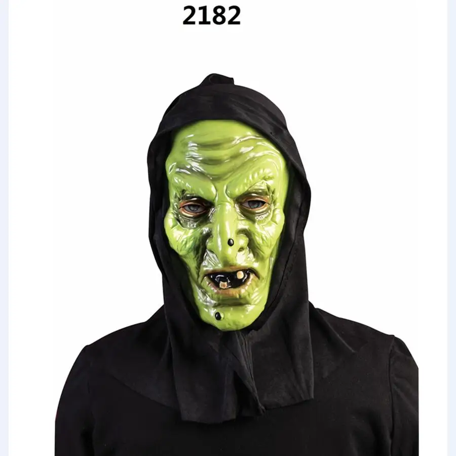 绿女巫向导恐怖万圣节派对面具