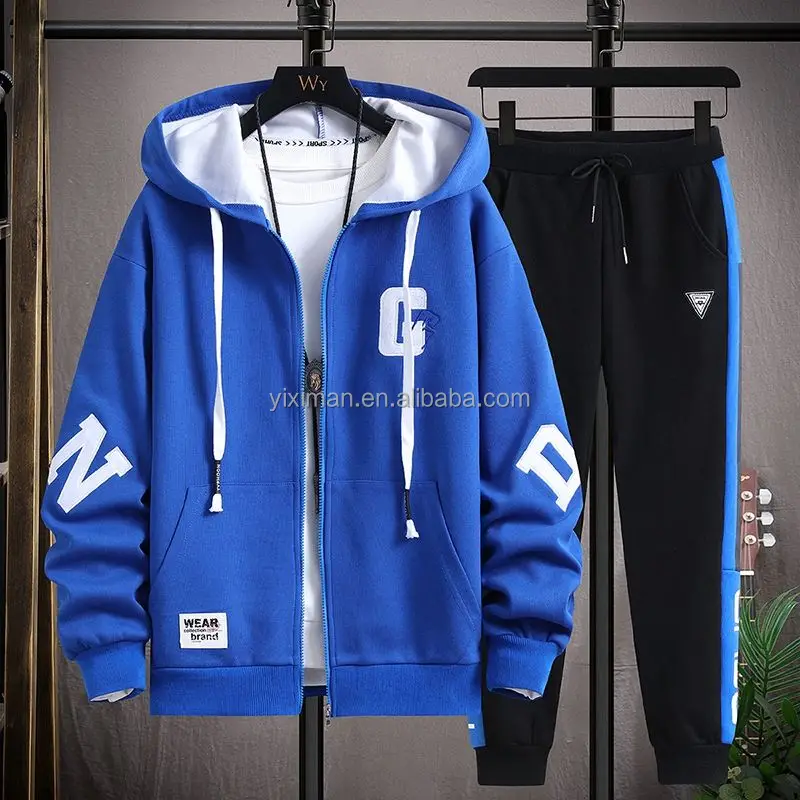 Men's Clothing Sports Hoodie Set Custom Printed Men's Gym Hoodie Men's