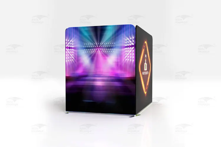 2023 New Arrival 8ft Walk in Booth Photo Booth Backdrop