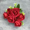 Rose Ronde à 7 Têtes - Grand Rouge