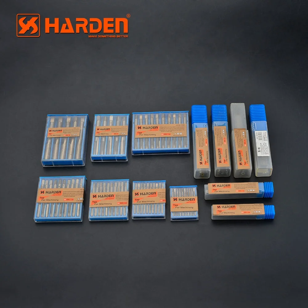 HARDEN Professional M35 High Speed Steel Standard Metric Thread Tap Set Hand Threading Taps for Machinery Customizable OEM