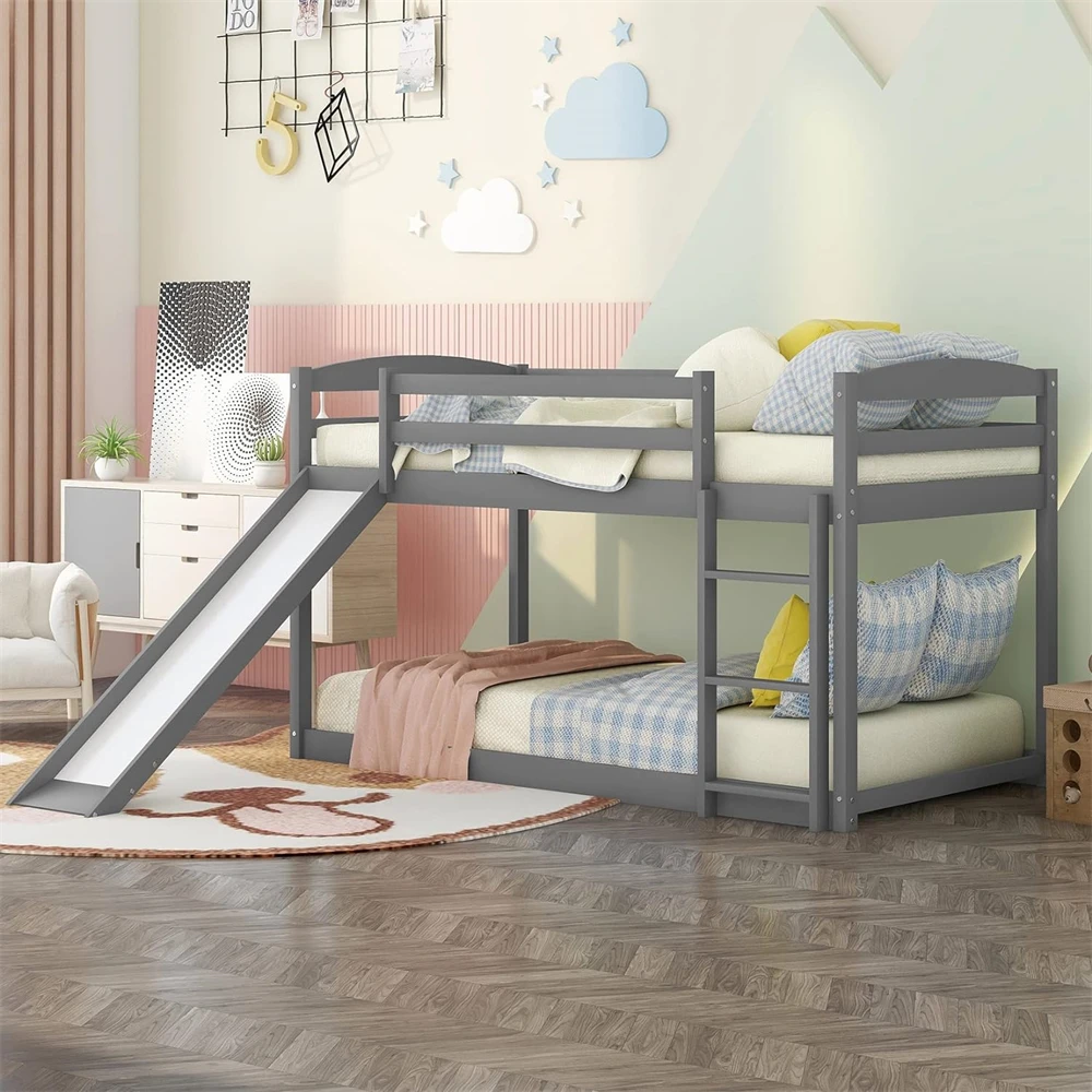 Modern Solid Wood Kids Bunk Beds Children Child Bunk Bed With Stair ...