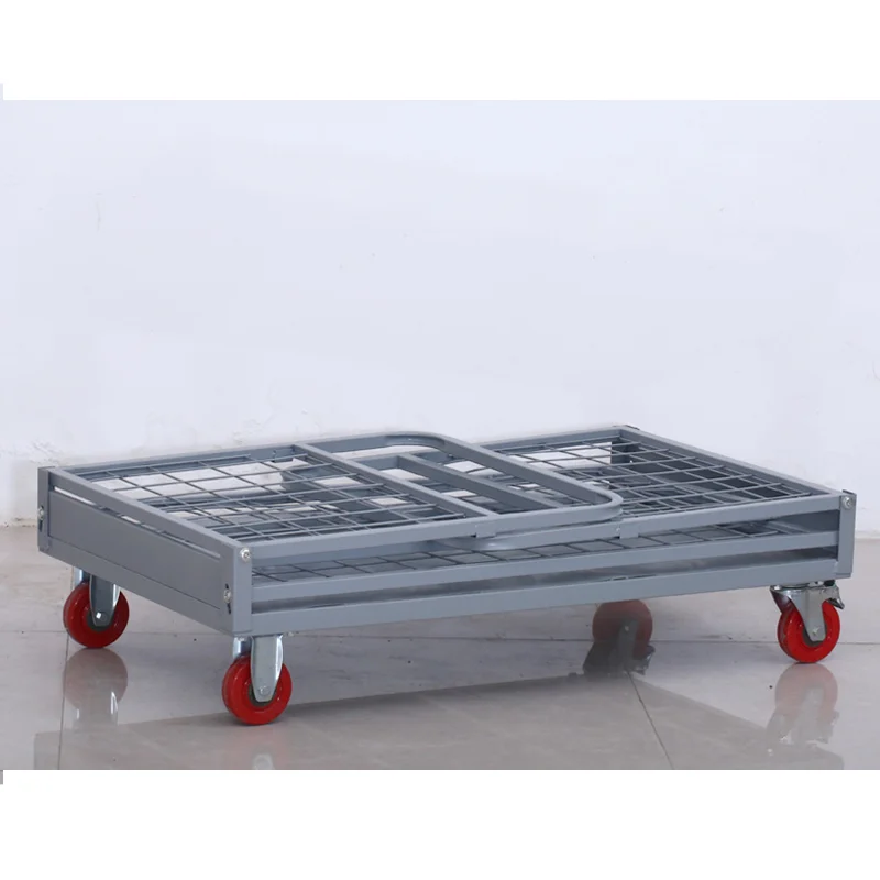 for construction site farm materials transport wholesale wheel heavy 4 wheels electric platform hand cart for warehouse