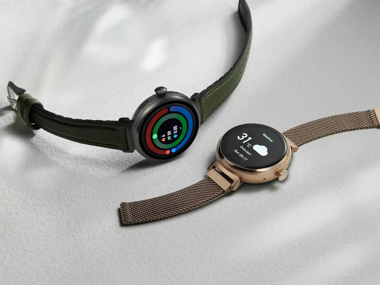 DM70 Minimalist Fashion Smart Watch for Women(Answer/Make Calls), World Smallest 1.04" Round AMOLED Screen Smartwatch for Ladies