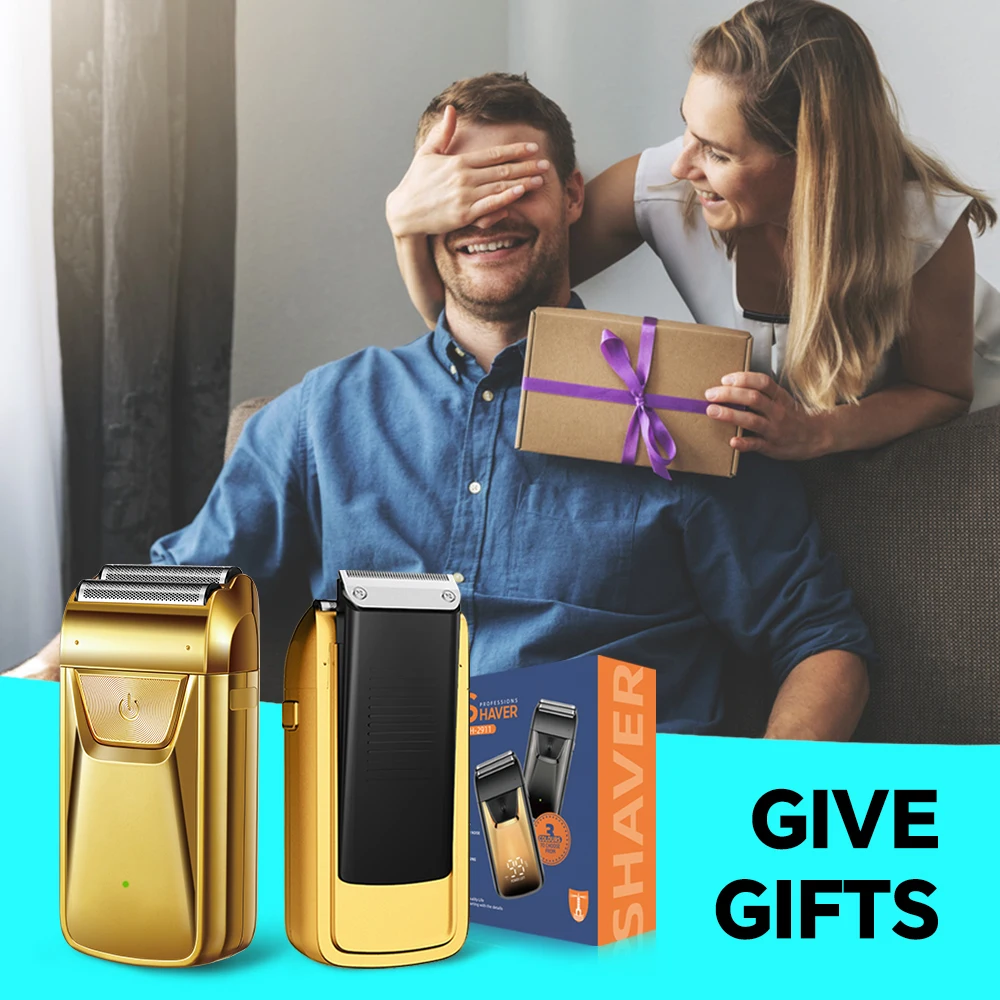 Intelligent Digital Shaving Device for Household Use High-Power Reciprocating Electric Shaver for Whiteness on Bald Heads Beards manufacture