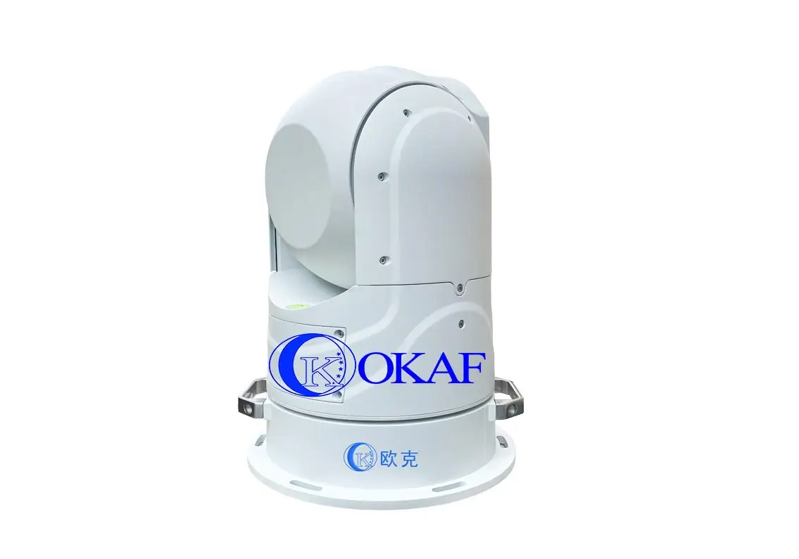 Auto Tracking Marine Thermal Camera Ship Mounted 2 Axis Gyro Stabilization Long Range Thermal Camera Ptz